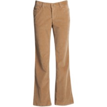 Stretch Cotton Corduroy Pants - Skinny Fit (For Women) in Honey Brown - 2nds