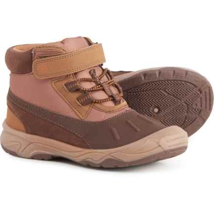 Stride Rite 360 Little Boys Nebraska Boots in Brown Tan