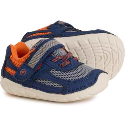 Stride Rite Infant and Toddler Boys and Girls Soft Motion Turbo 2.0 Shoes - Wide Width in Navy Multi