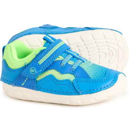 Stride Rite Infant Boys and Girls Kylo Shoes - Leather in Blue/Lime