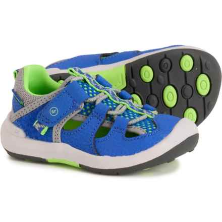Stride Rite Little Boys and Girls Wade 2.0 Sport Sandals in Blue