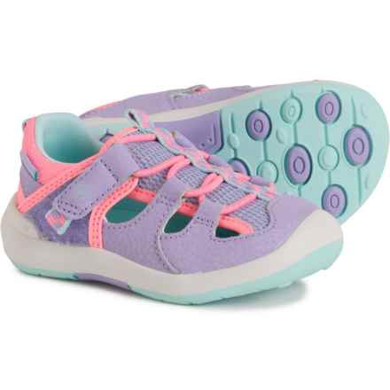 Stride Rite Little Boys and Girls Wade 2.0 Sport Sandals - Wide Width in Purple