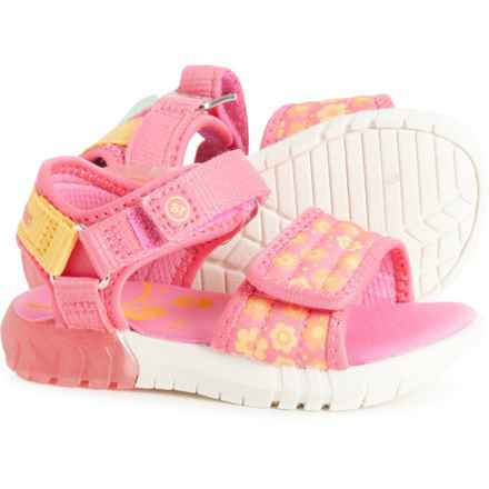 Stride Rite Little Girls Light-Up Kitt Sandals in Pink
