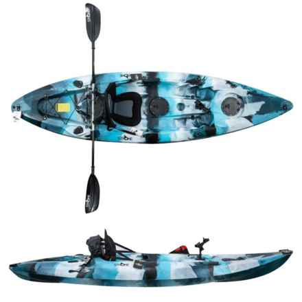 STROKE Helen Fishing Kayak with Paddle - 9’6” in Blue