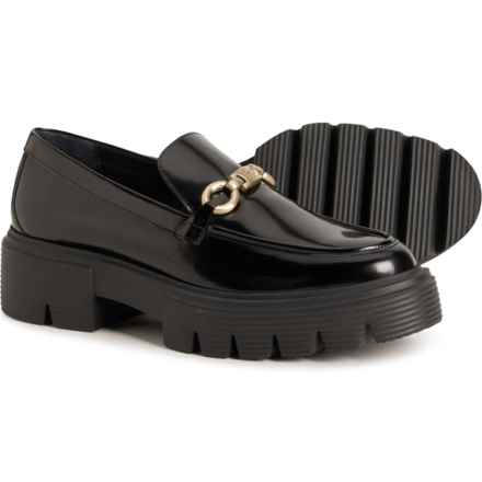 Stuart Weitzman Made in Spain Nolita SW Signature Loafers (For Women) in Black