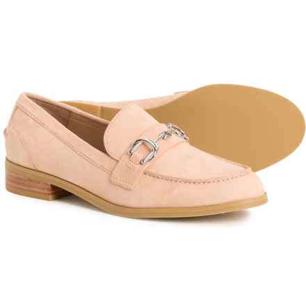 Stuart Weitzman Owen Buckle Loafers - Leather (For Women) in Poudre