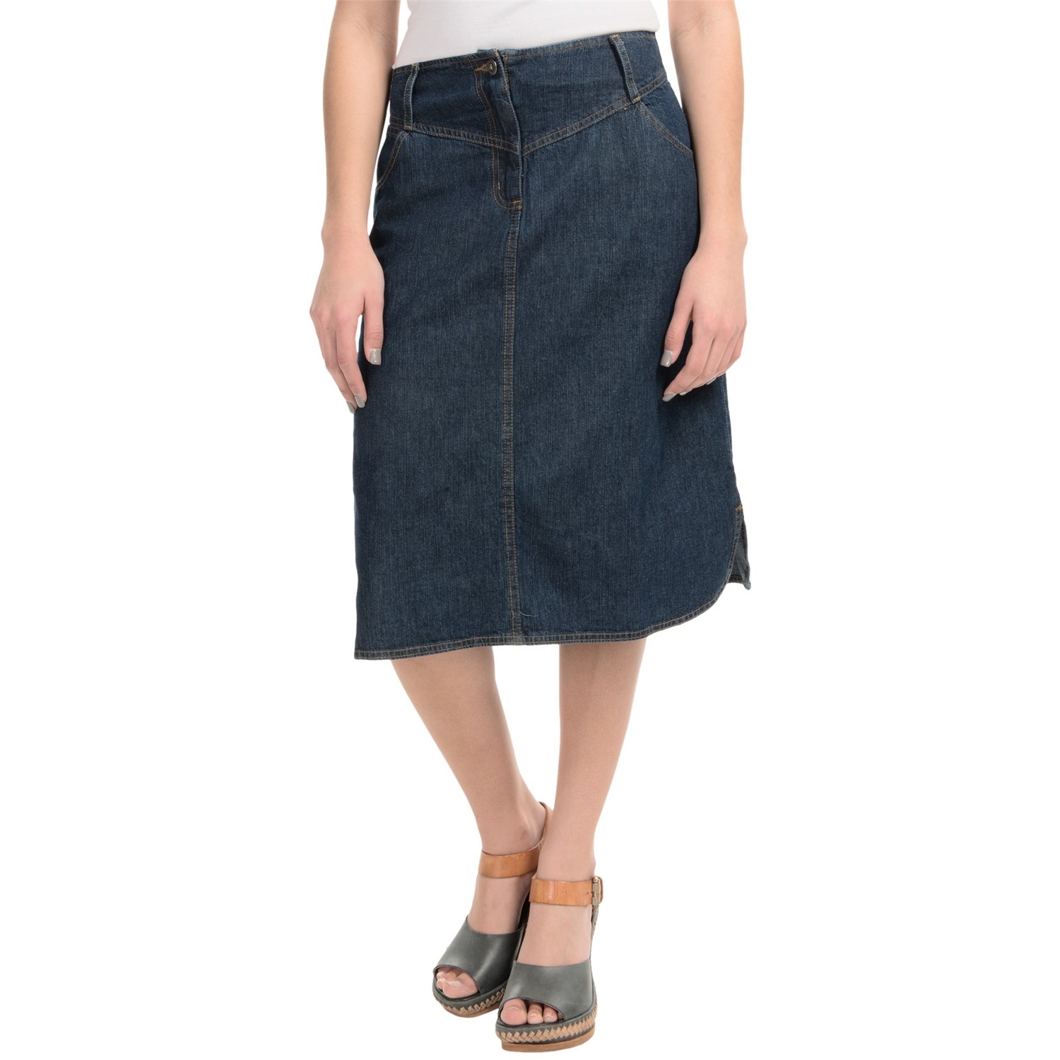 Studio West Classic Denim Skirt (For Women) - Save 50%