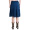 8693V_2 Studio West Denim Flounce Tiered Skirt (For Women)