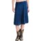 8693V_3 Studio West Denim Flounce Tiered Skirt (For Women)
