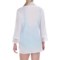 8693P_2 Studio West Gauze and Lace Tunic Cover-Up - Long Sleeve (For Women)