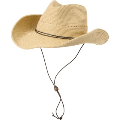 Sun N Sand Paper Braid Western Hat - UPF 50+ - Save 50%
