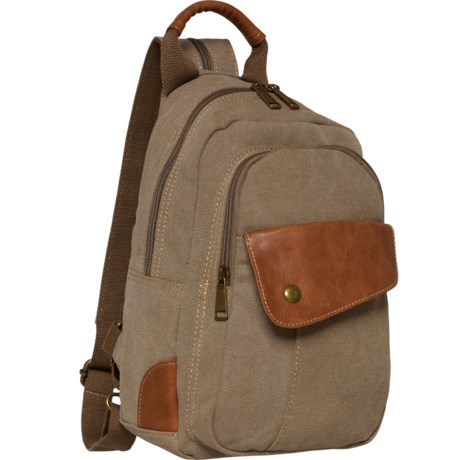 Sun N Sand Sling Backpack - Khaki in Khaki
