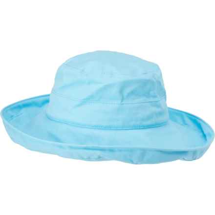 Sun N Sand Up Brim Sun Hat - UPF 50+ in Light Blue