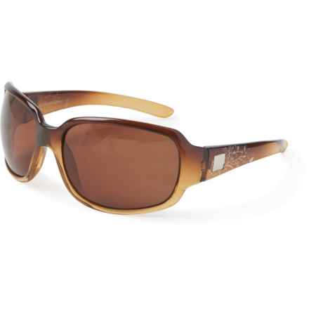 Suncloud Cookie Sunglasses - Polarized (For Men and Women) in Brown Fade Laser