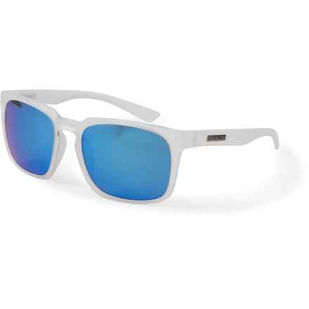 Suncloud Hundo Sunglasses - Polarized (For Men and Women) in Blue Mirror