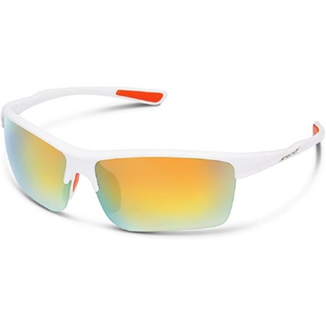 orange and white sunglasses