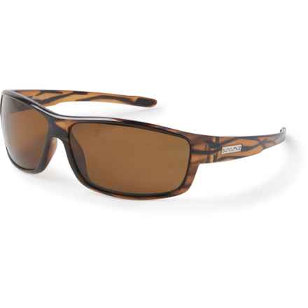 Suncloud Voucher Sunglasses - Polarized (For Men and Women) in Brown