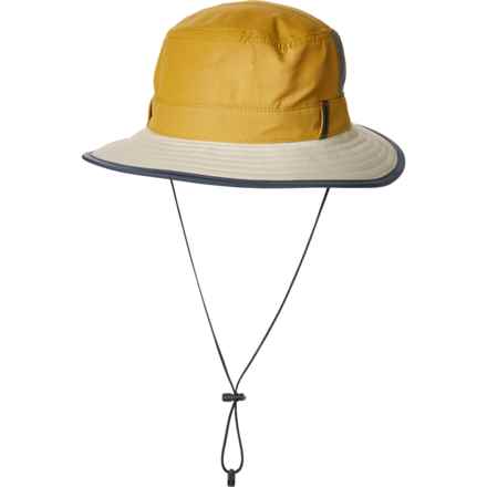 Sunday Afternoons Brushline Bucket Hat - UPF 50+ in Goldenrod/Cream