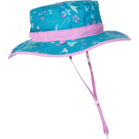 Sunday Afternoons Clear Creek Boonie Hat - UPF 50+ (For Boys and Girls) in Morning Birds/Lilac