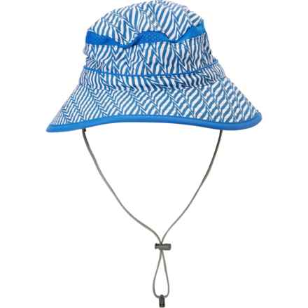Sunday Afternoons Fun Bucket Hat - UPF 50+ (For Boys) in Blue Electric Stripe