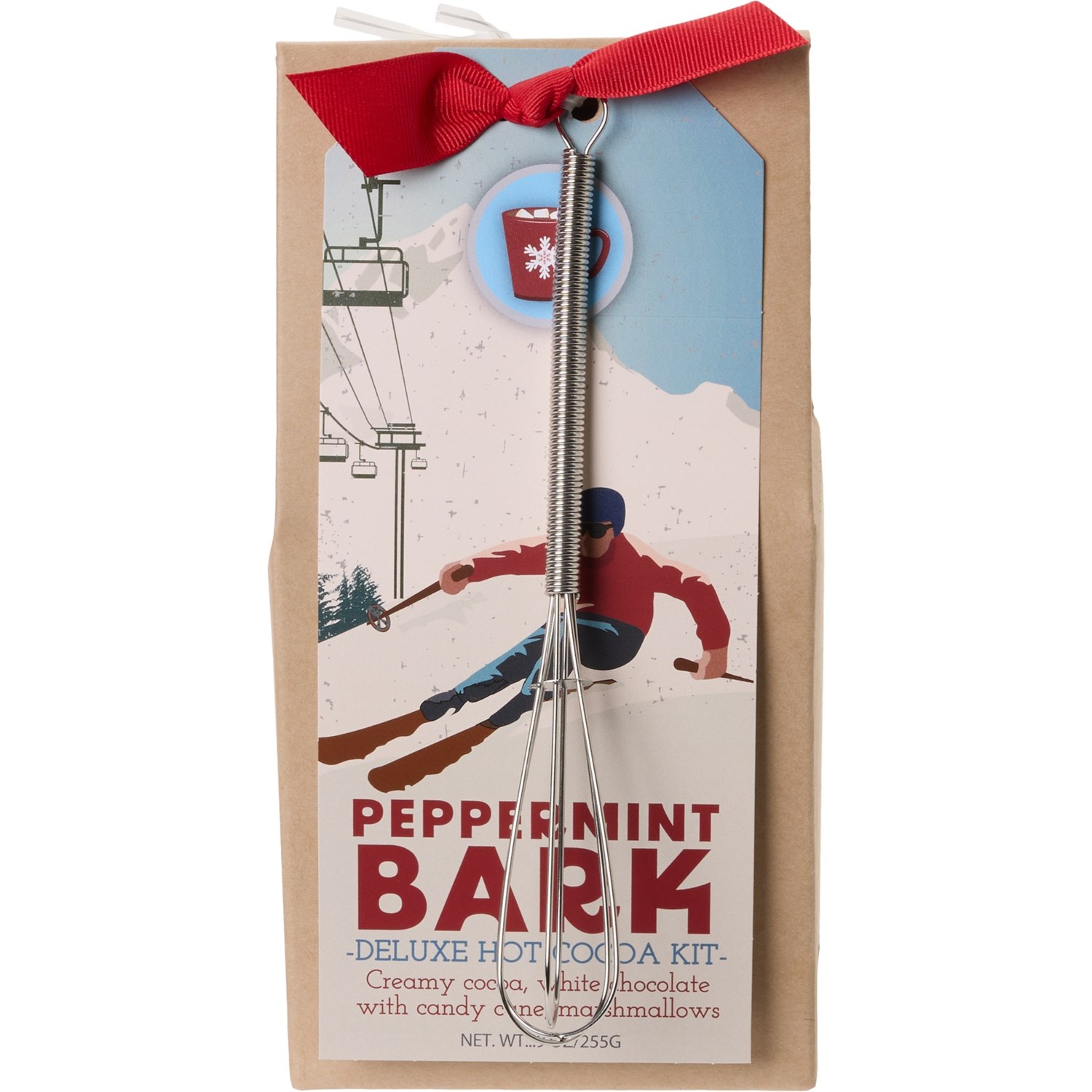 Sunflower Peppermint Bark Hot Cocoa with Whisk - 9 oz. - Save 33%