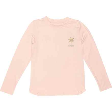 Sunrise Outfitters Girls Summer Vibes Sun Shirt - UPF 30+, Long Sleeve in Pink