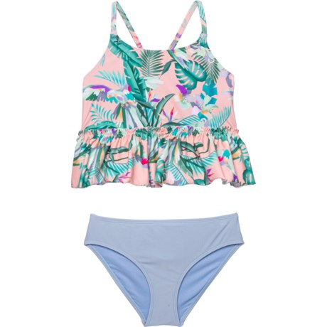 Sunseeker Little Girls Tropical Dream Ruffles Bikini Set - Save 62%