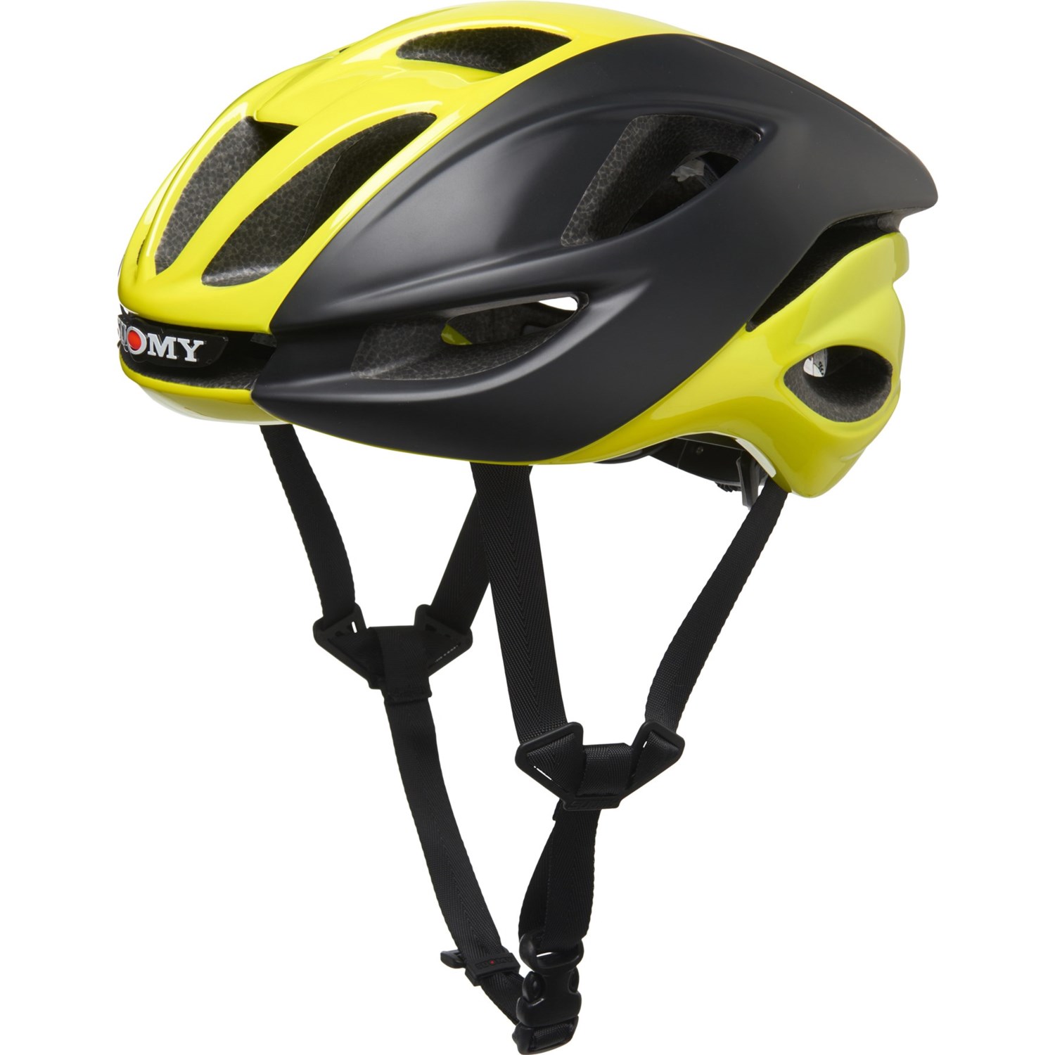 yellow helmet bike