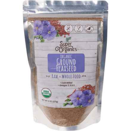 Super Organics Cold-Milled Ground Flaxseed - 8 oz. in Multi