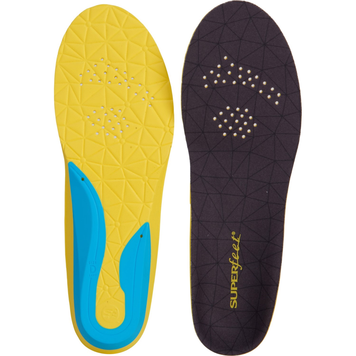 Superfeet FLEXthin Dynamic Comfort Insole Inserts (For Men and Women ...