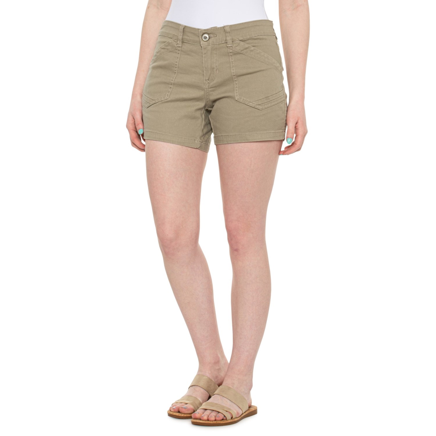 Supplies by UNIONBAY Alix Cotton Twill Shorts (For Women) - Save 54%