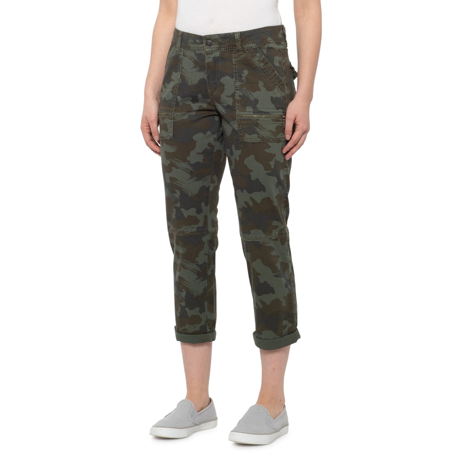 Supplies by UNIONBAY Norma Crop Stretch Twill Pants (For Women) - Save 40%