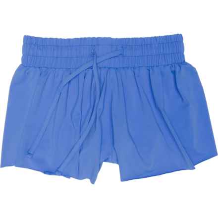 SUZETTE Big Girls Flyaway Shorts - Built-In Shorts in Cool Blue