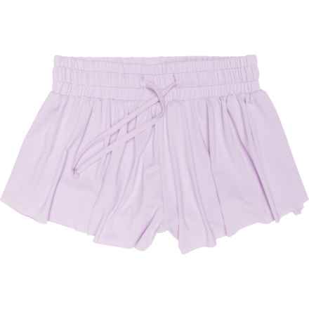 SUZETTE Big Girls Flyaway Shorts - Built-In Shorts in Lavender