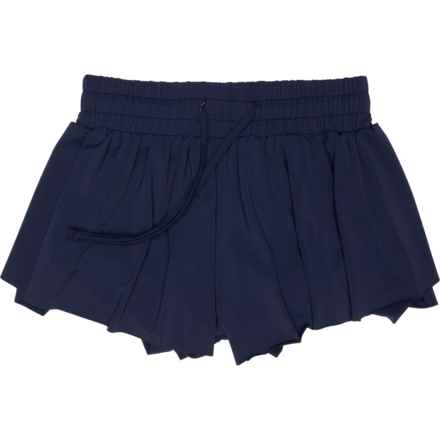 SUZETTE Big Girls Flyaway Shorts - Built-In Shorts in Navy