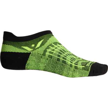 Swiftwick ASPIRE No-Show Running Socks - Below the Ankle (For Men) in Hi-Viz Wave