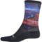 Swiftwick Grand Canyon Vision Six Impression Socks - Crew (For Men) in Grand Canyon