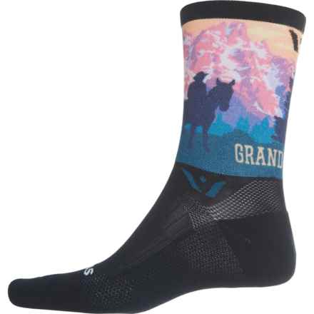 Swiftwick Grand Teton Vision Six Impression Socks - Crew (For Men) in Grand Teton