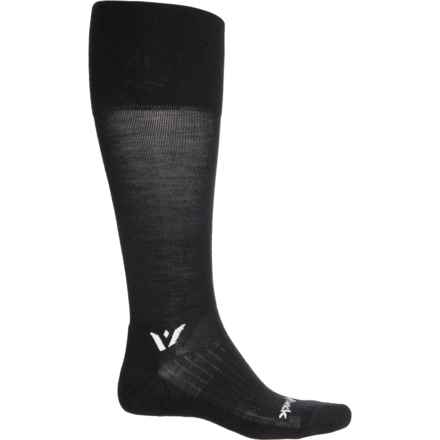 Swiftwick Pursuit Twelve Running Socks - Merino Wool, Over the Calf (For Women) in Black