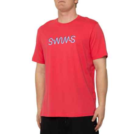 SWIMS Campari Ravello Graphic T Shirt - Short Sleeve in Campari