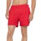 SWIMS Paloma Seersucker Swim Shorts - Built-In Brief in Red 036