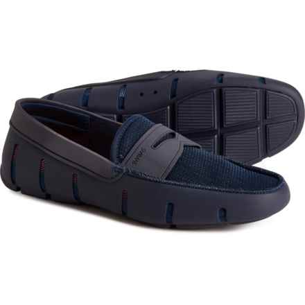 SWIMS Penny Loafer Shoes (For Men) in Navy