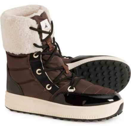 SWIMS Snow Runner High Boots (For Women) in Brw/Offw/Bla