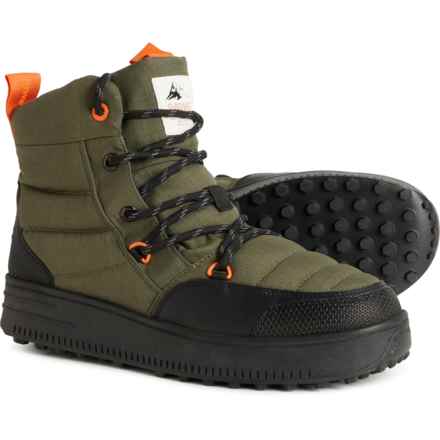SWIMS Snow Runner Mid Snow Boots - Waterproof (For Men) in Olive /Black