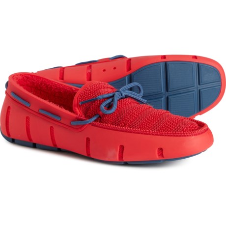SWIMS Terry Loafers (For Men) in Red/Ensign