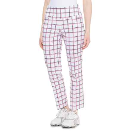SWING CONTROL Ankle Pants in Bubblecheck