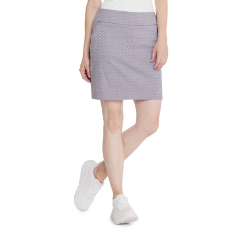 SWING CONTROL Basic Skort - 18” in Pink Geo