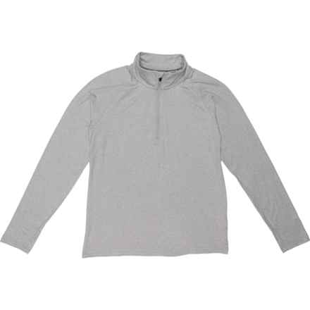 Swiss Alps Big Boys Sun Shirt - UPF 40+, Zip Neck, Long Sleeve in Sharkskin