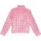 3YNWF_2 Swiss Alps Big Girls Embossed Fleece Jacket