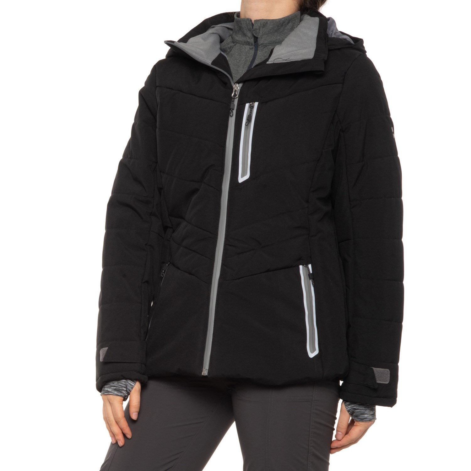 Swiss Alps Womens Insulated Waterproof Performance Winter Ski Jacket Coat 